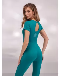 Yoga jumpsuit — Puma Long with short sleeves